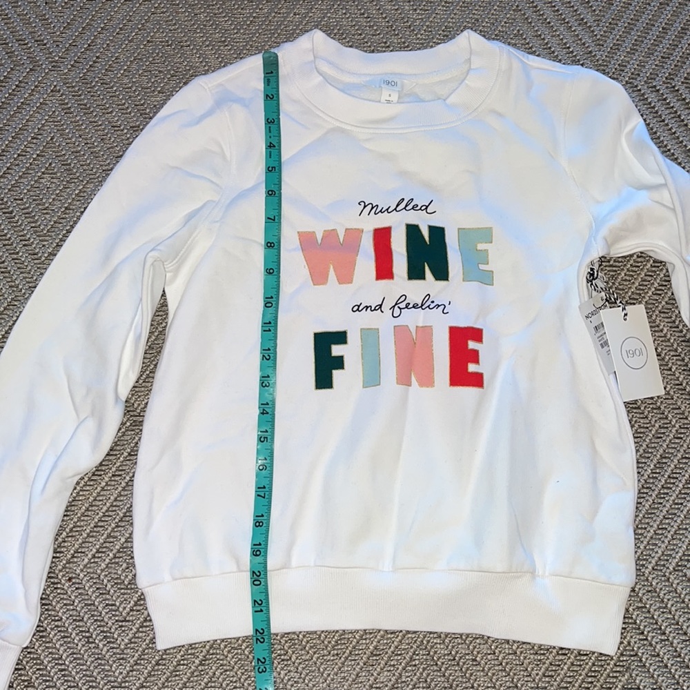 NWT 1901 Mulled Wine Graphic Sweatshirt - Picture 5 of 7